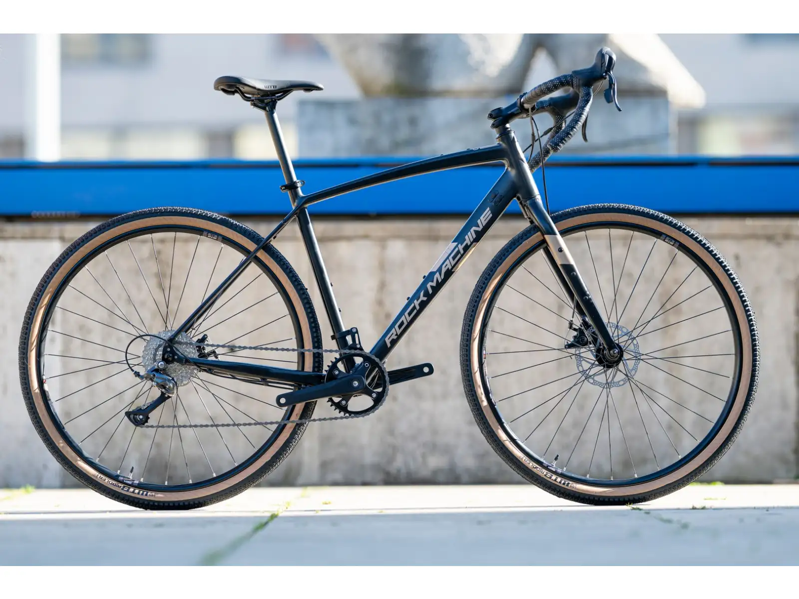 Rock Machine Gravelride 200 Gravelrad Gloss Black/Sand