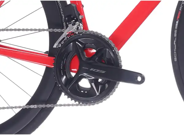 Superior RR 9.6 Rennrad Gloss Red / White