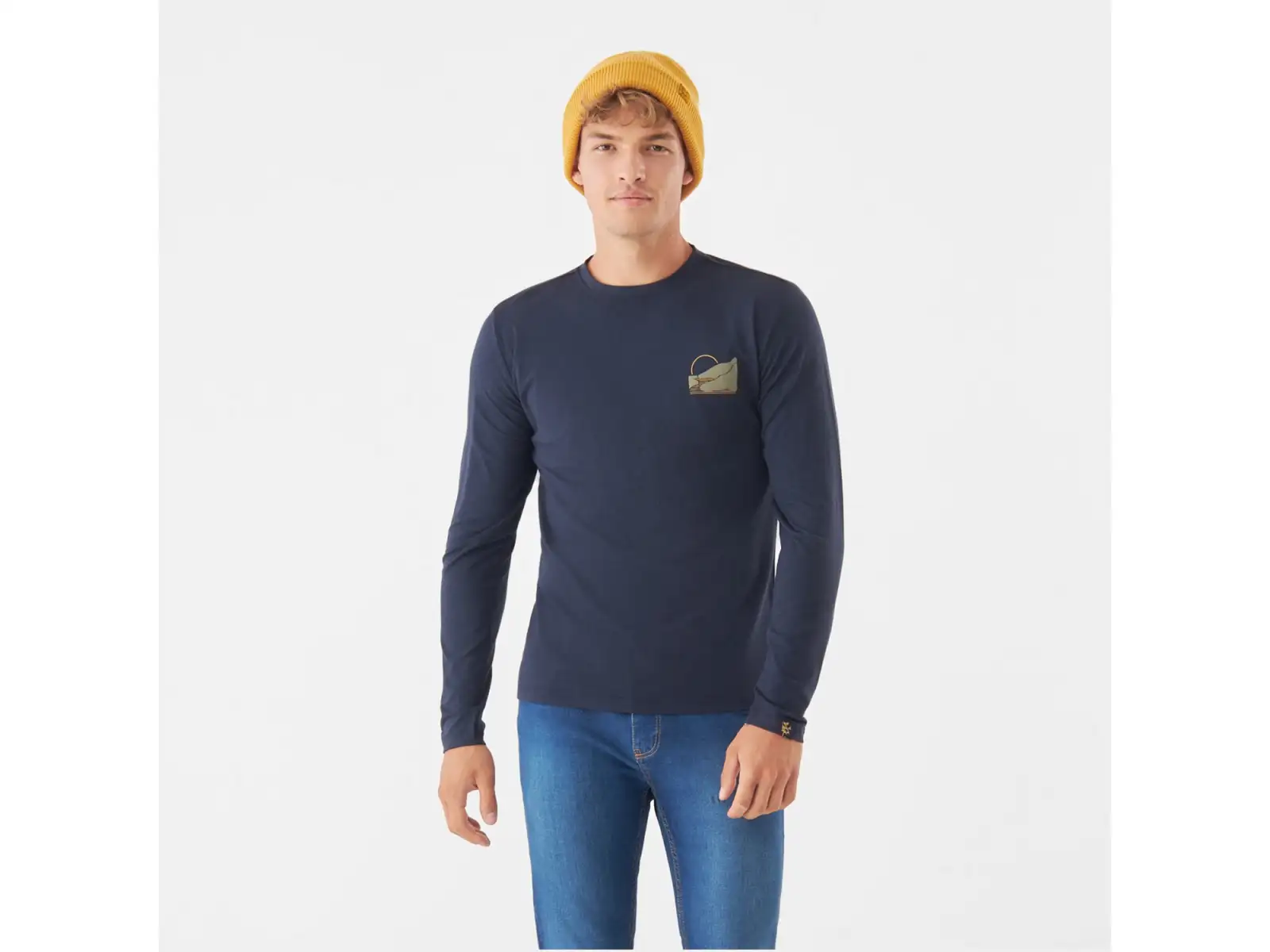 Viking Escalante Herren T-Shirt Langarm navy