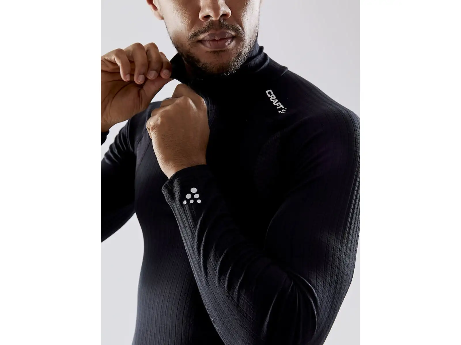 Craft Active Extreme X Zip Herren Langarmshirt Black