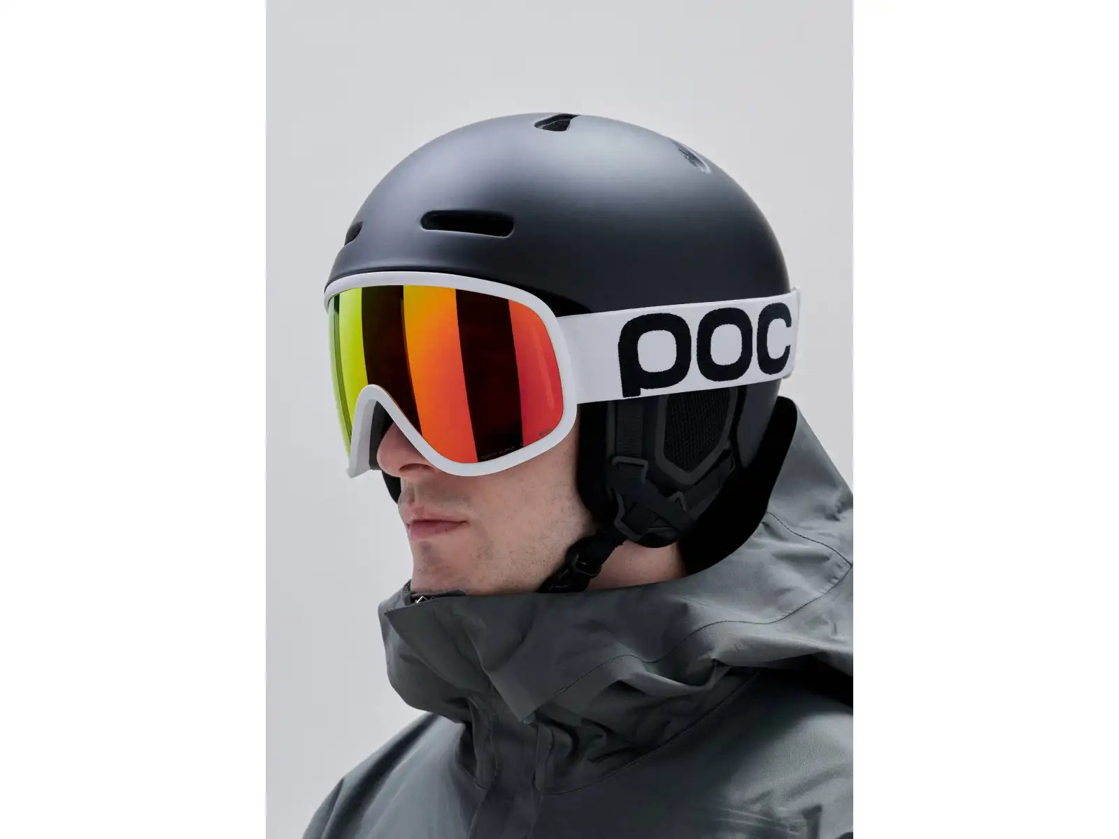 POC Tarsal Skibrille Hydrogen White/Partly Sunny Orange