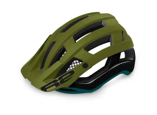 R2 Cross Helm grün