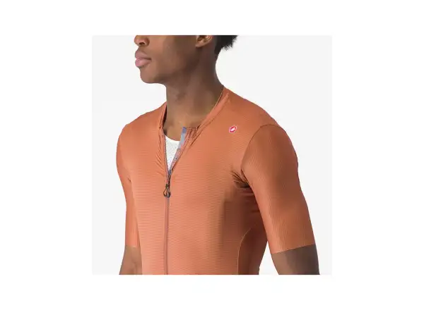 Castelli Espresso Herren-Trikot mit Kurzarm Mocha/Dunkelgrau