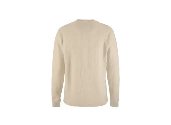 Craf Wool Waffle Damen T-Shirt Langarm beige
