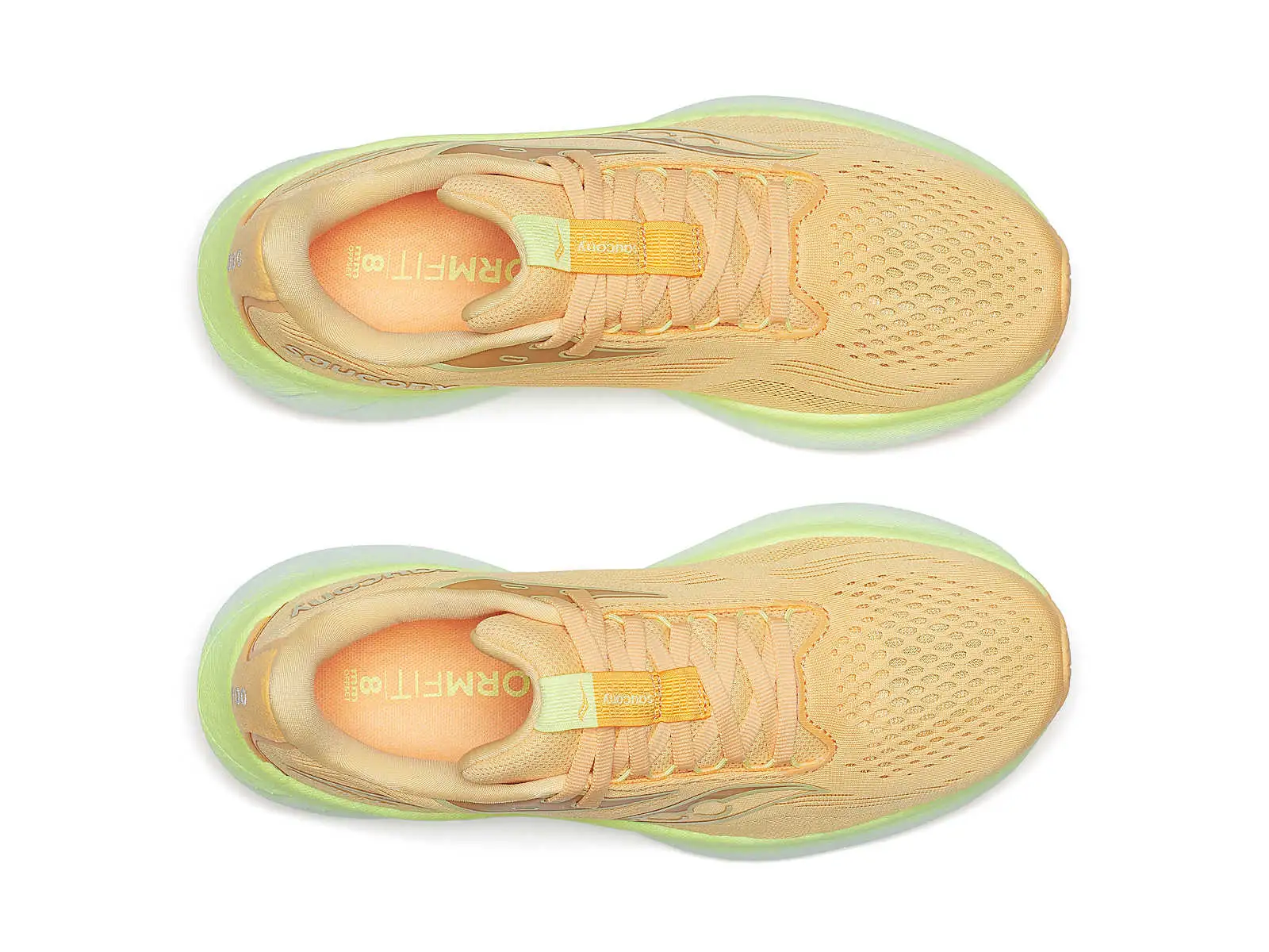 Saucony Ride Damen-Laufschuhe Peach/Sunny
