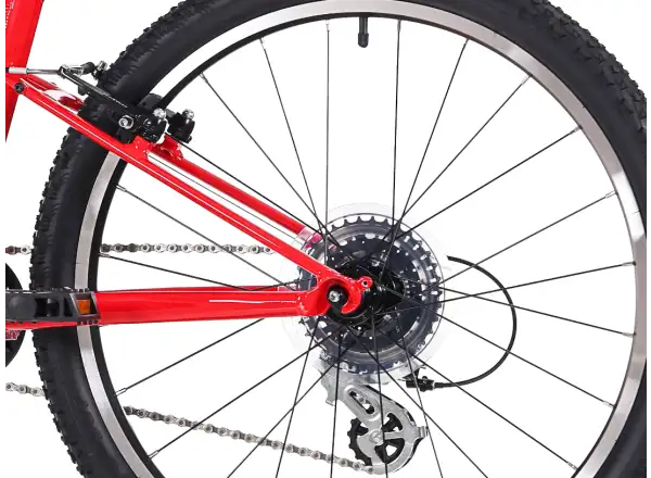 Rock Machine RIFF Jr 24 Kinderfahrrad Gloss Fire Red