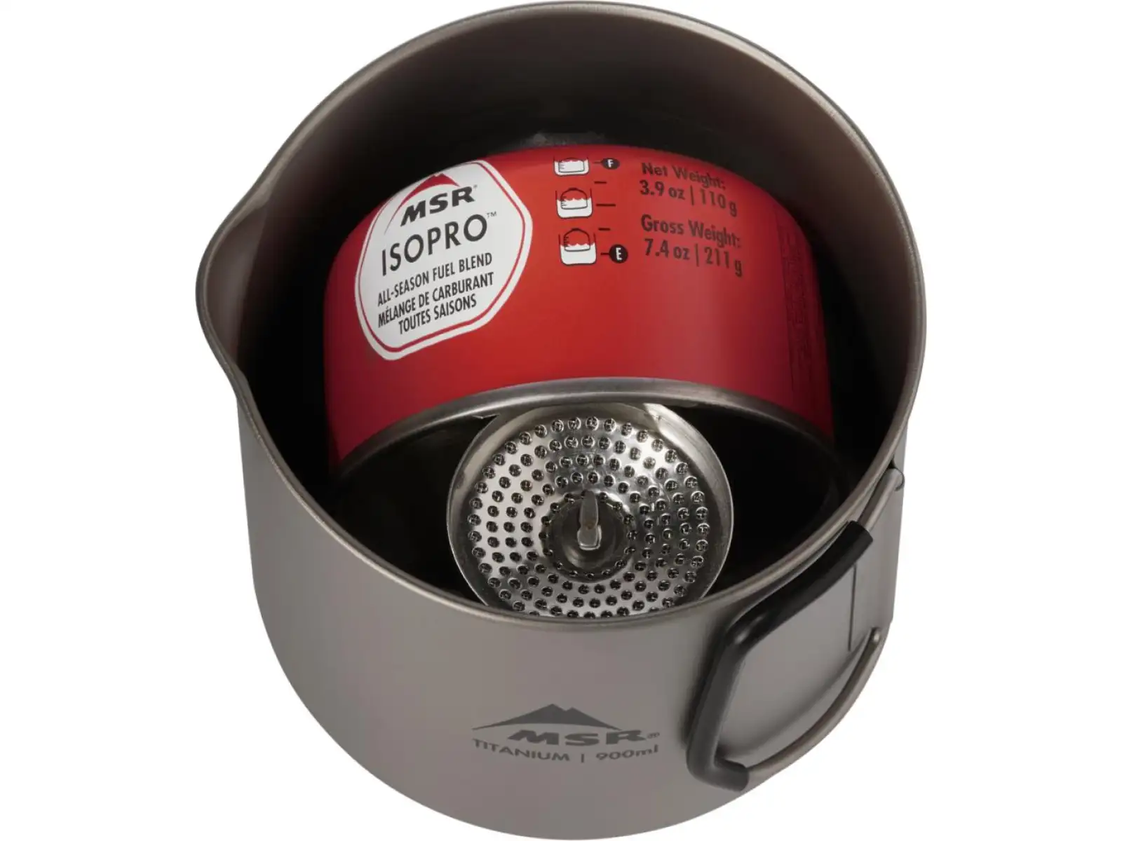 MSR Titan Kettle Kännchen mit Deckel 900 ml
