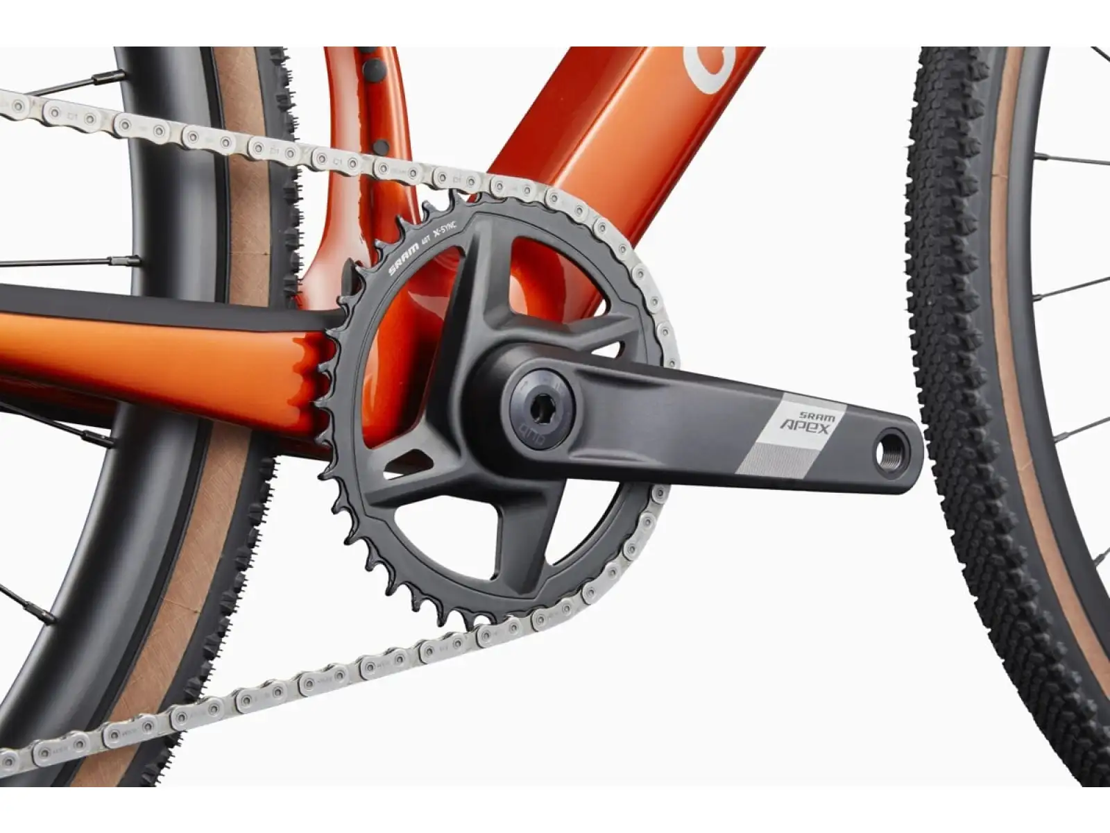 Cannondale SuperX 4 AXS Gravelbike Flame Orange