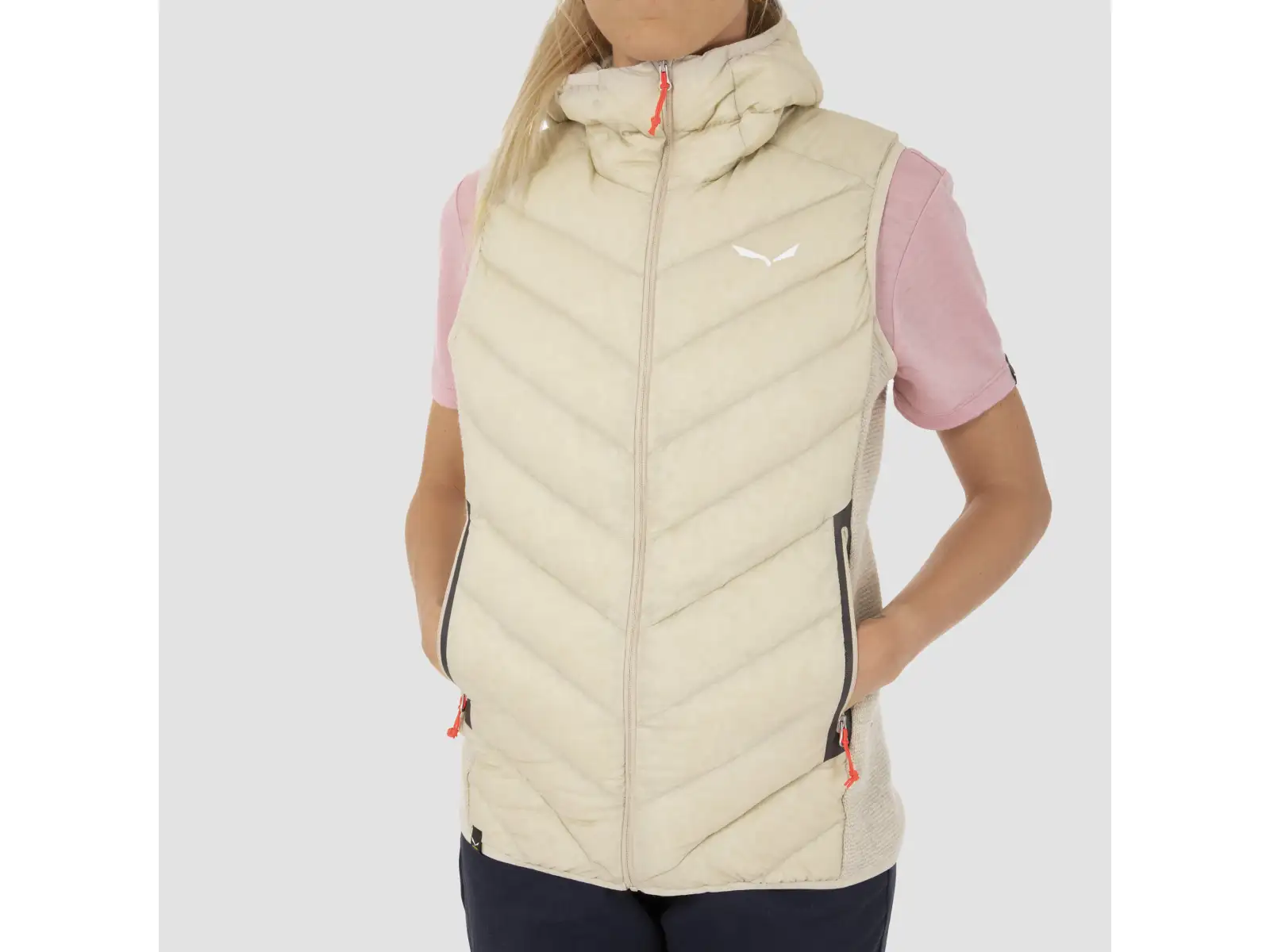 Salewa Fanes Sarner RDS Hybrid Damenweste Oatmeal