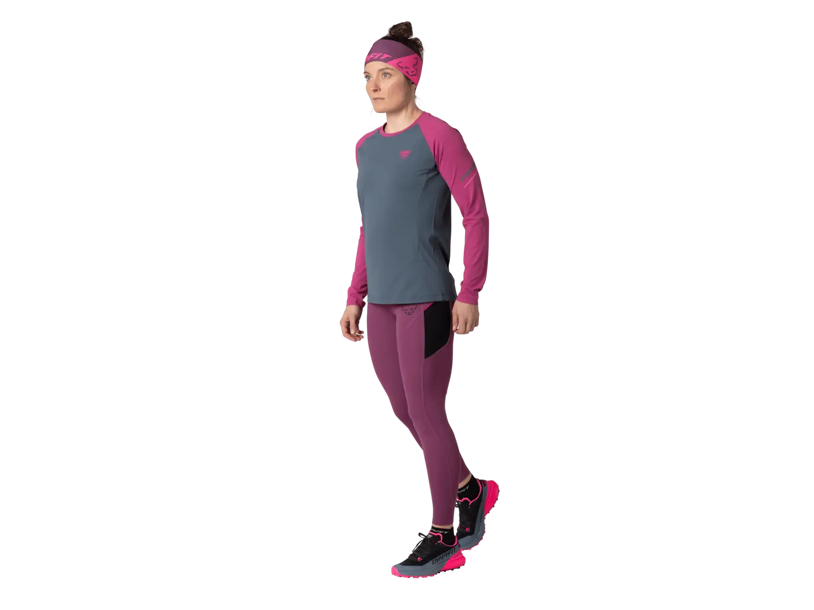 Dynafit Alpine Pro Damen T-Shirt Langarm Magenta