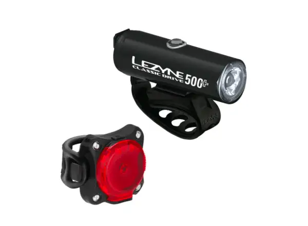 Lezyne Classic Drive 500+/Zecto Drive 200+ Lichtset.