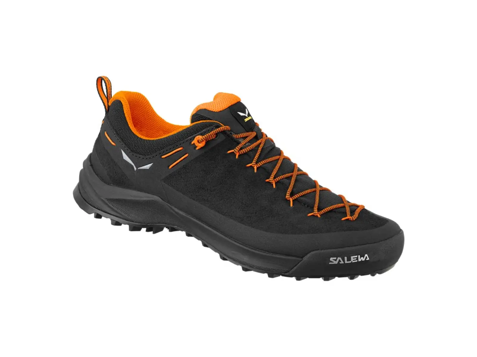 Salewa Wildfire Leder Herrenschuhe Schwarz/Fluo Orange