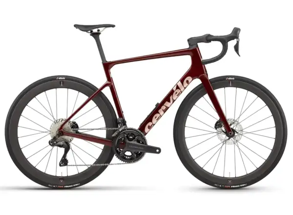 Cervélo Caledonia 5 Ultegra Di2 Rennrad Carmine