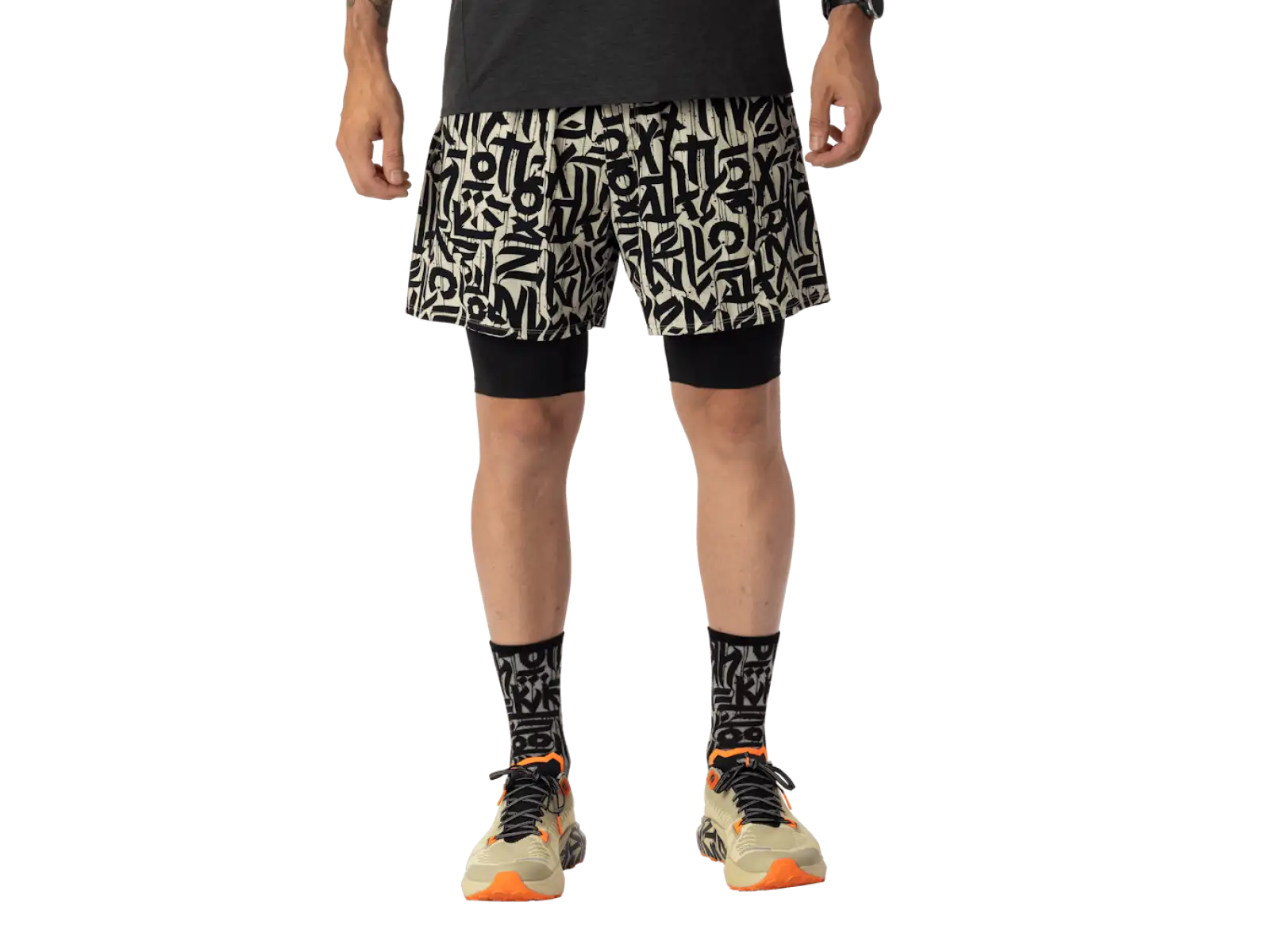 Dynafit Trail 2v1 Herren Laufshorts Overcast