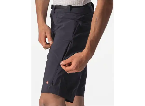 Castelli Unlimited Trail lockere Herrenshorts ohne Innenfutter schwarz