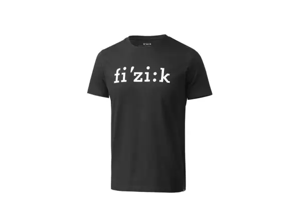 Fizik Logo T-Shirt mit kurzem Ärmel Black