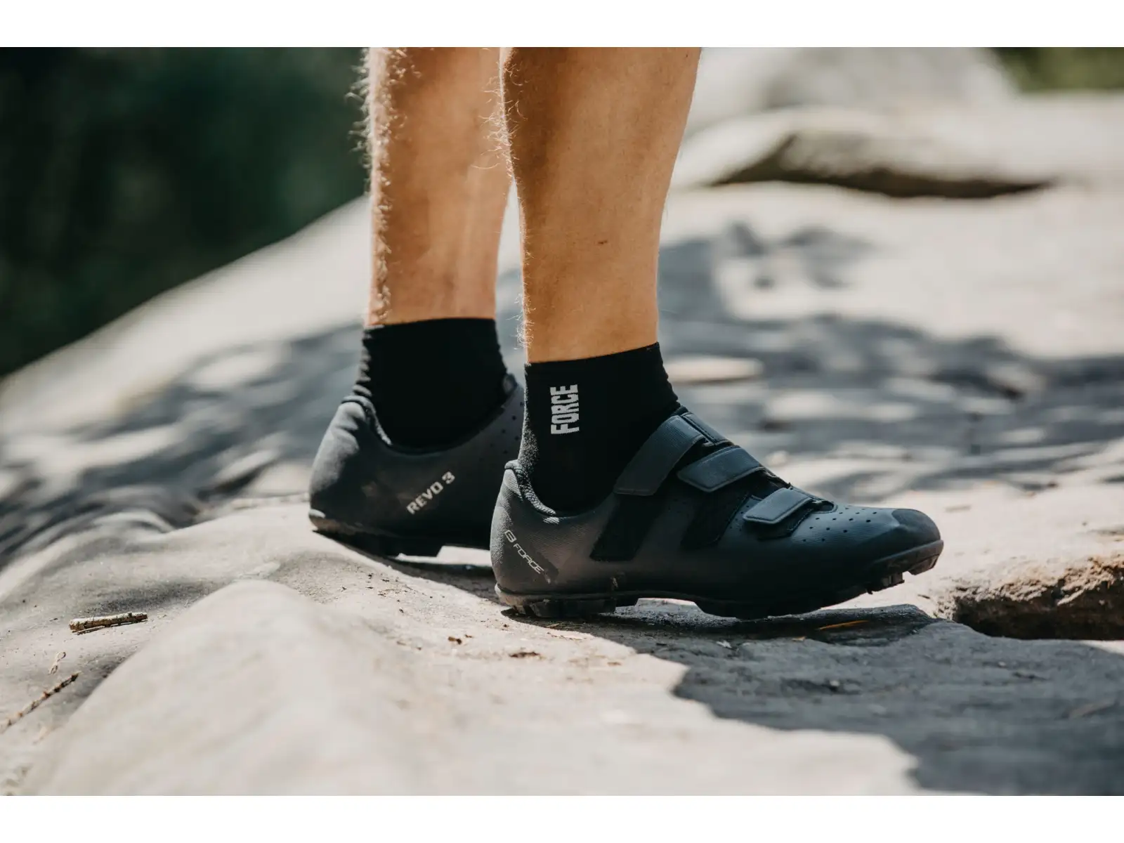 Force MTB Revo 3 Herren Radschuhe schwarz