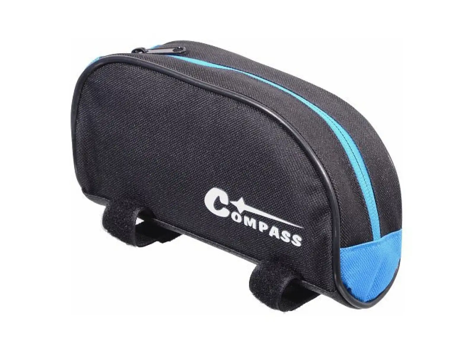 Compass Fahrradtasche für den Oberrohr in Schwarz/Blau.