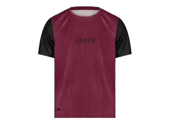 Force MTB Rules Herrentrikot Kurzarm bordeaux