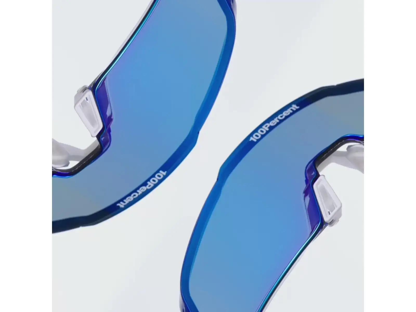 100% Korbin RBH Brille Gloss Blue Holographic/HiPER Royal Blue Mirror Lens
