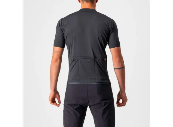 Castelli Unlimited AR Herren-Trikot Kurzarm Dunkelgrau