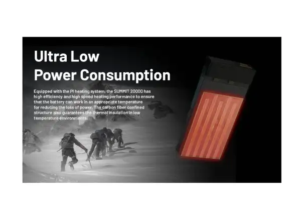 Nitecore leistungsstarke Powerbank für Frost SUMMIT 20000, USB-C, bis 3A Ausgang, 20000 mAh