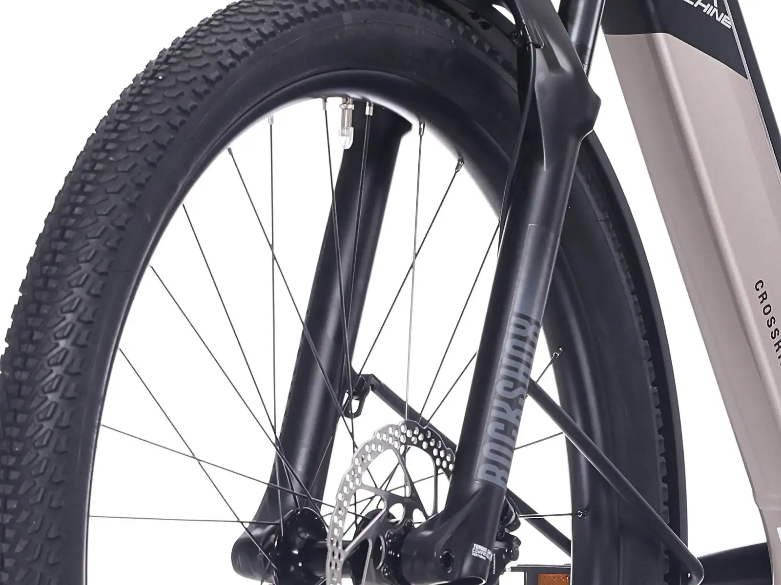 Rock Machine Crossride e450 FS Tiefeinsteiger E-Fully Sand Grey/Black