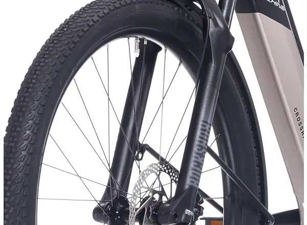 Rock Machine Crossride e450 FS Tiefeinsteiger E-Fully Sand Grey/Black