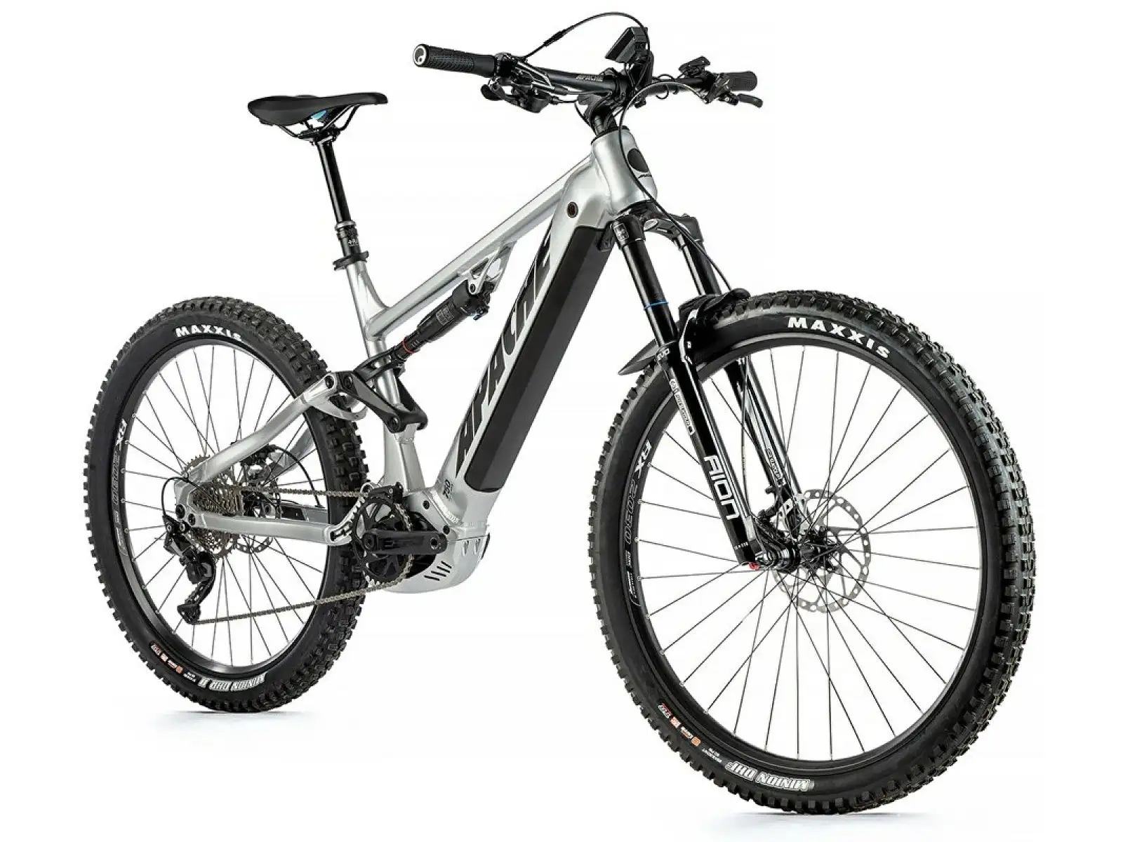 Apache Quruk 3 Vollgefedertes E-Bike (Bosch 750 Wh) Silber