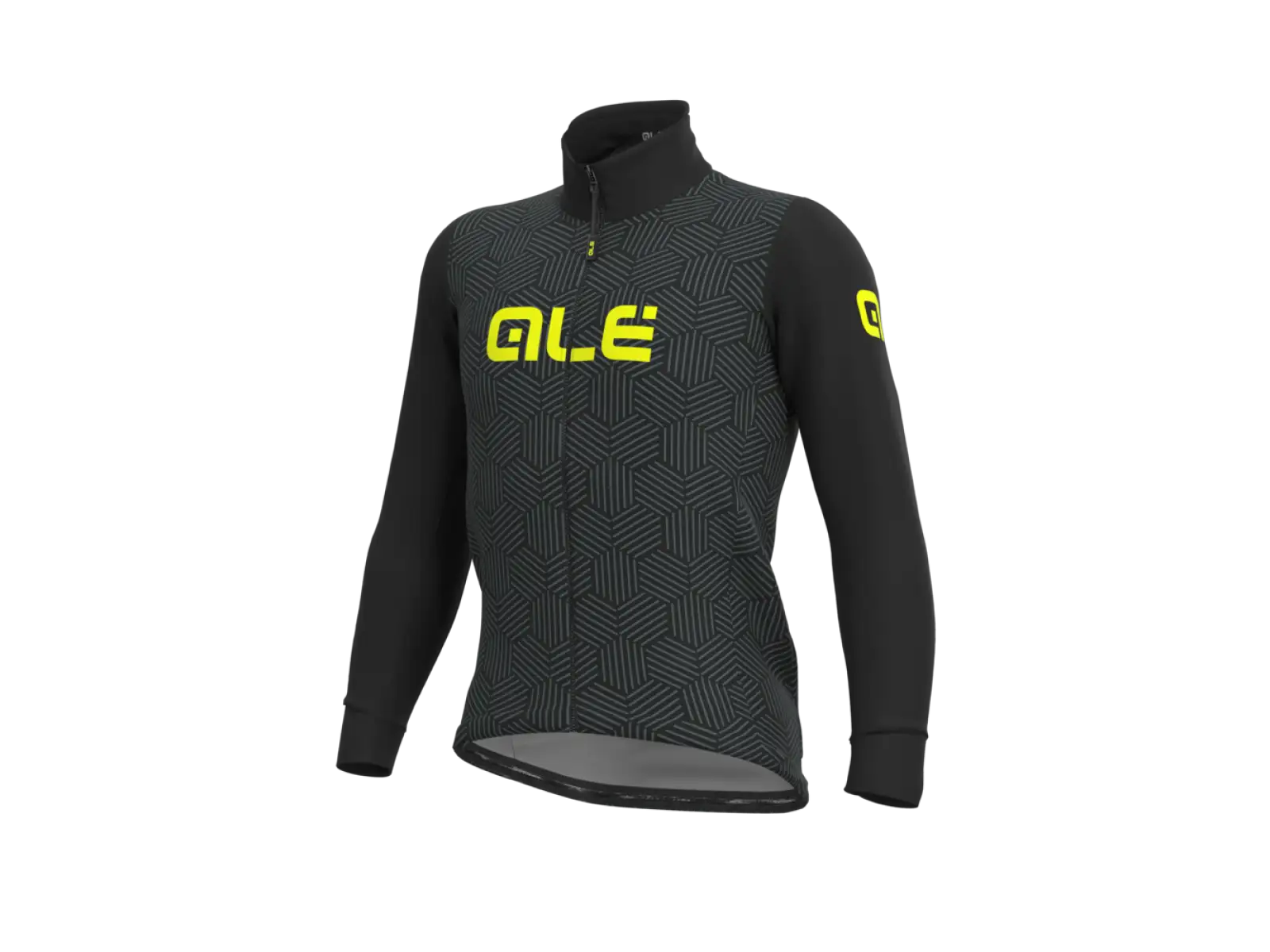 Alé Solid Cross Herren Radjacke schwarz/grau