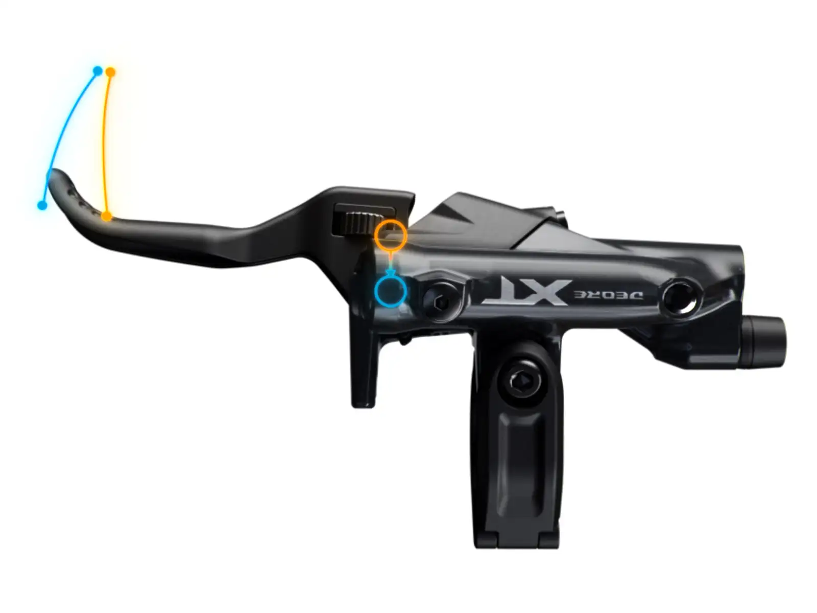 Shimano Deore XT BR-M8220+BL-M8200 Scheibenbremse vorne Beläge metallisch mit Kühler