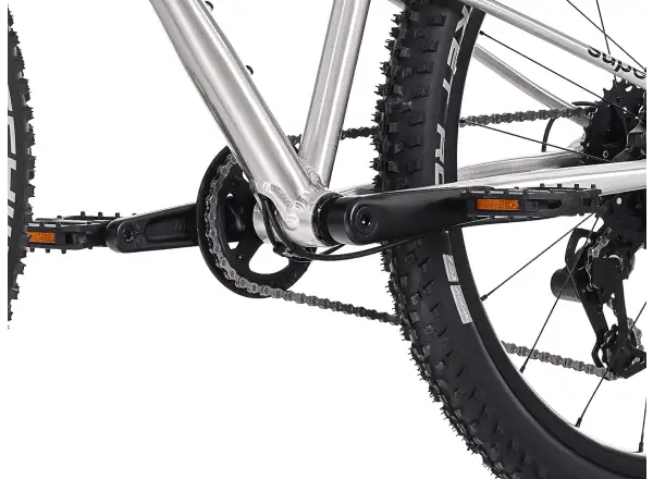 Superior TEAM 24 Kinderfahrrad Gloss Brushed Alu / Red