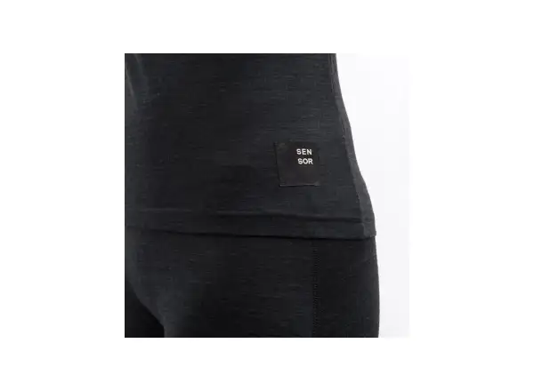 Sensor Merino Cordura Damen T-Shirt Kurzarm schwarz