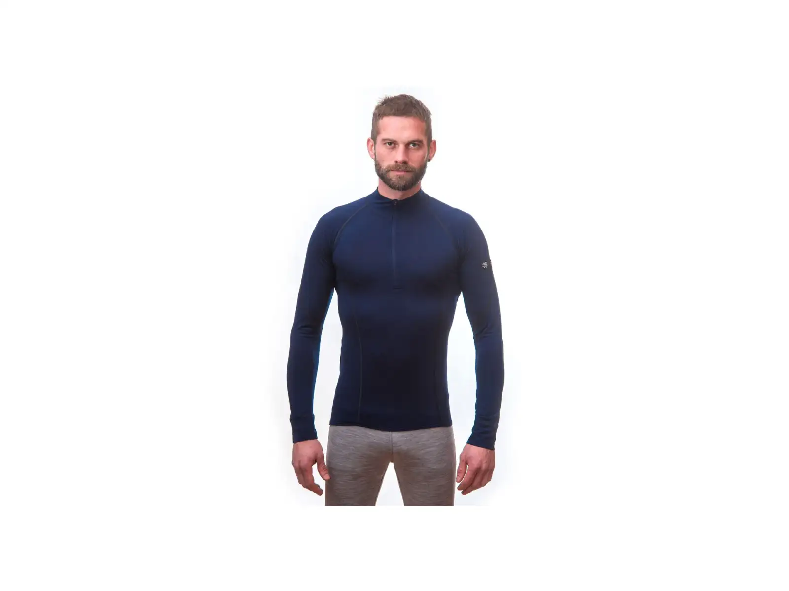 Sensor Merino Active Herren Langarmshirt Deep Blue