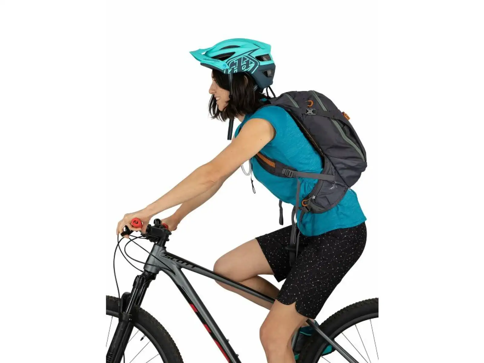 Osprey Salida 12 Rucksack + Trinkblase Space Travel Grey
