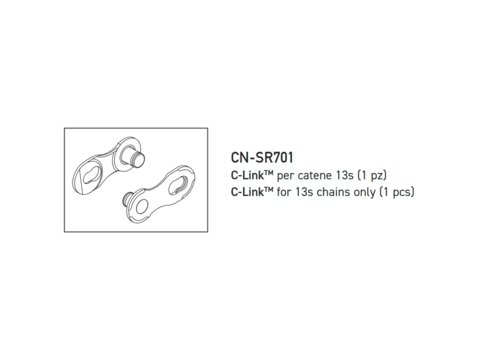 Campagnolo Ekar C-Link 13-fach Kettenschloss