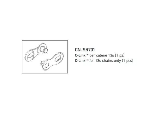 Campagnolo Ekar C-Link 13-fach Kettenschloss