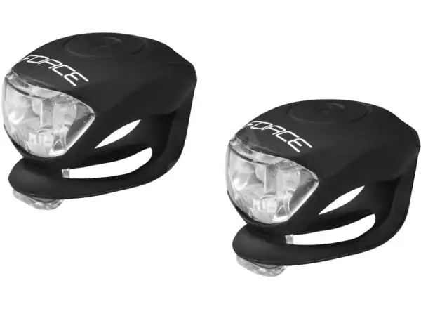 Force Double Set Sturzlicht vorne und hinten schwarz