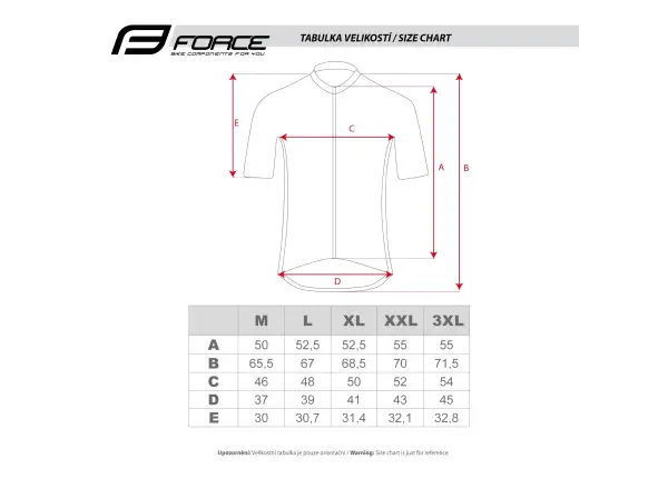 Force Sense Unisex-Kurzarmtrikot schwarz