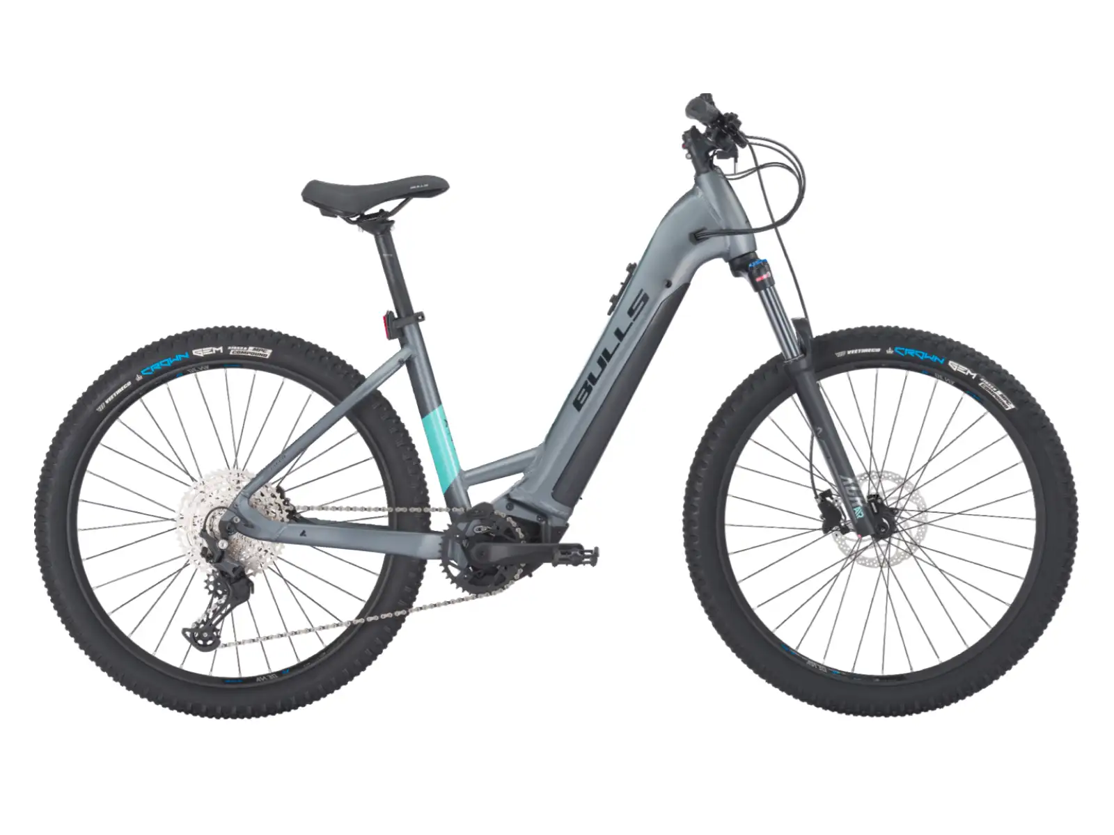 Bulls Aminga Eva 2 27,5" Wave 625 Wh Tiefeinsteiger E-Bike Grey Turq