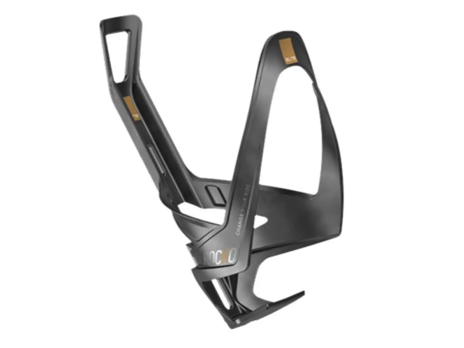 Elite Rocko Carbon Flaschenhalter in mattem Gold