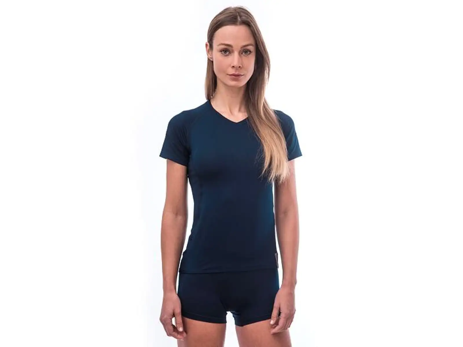 Sensor Coolmax Tech Damen T-Shirt kurzarm Deep Blue