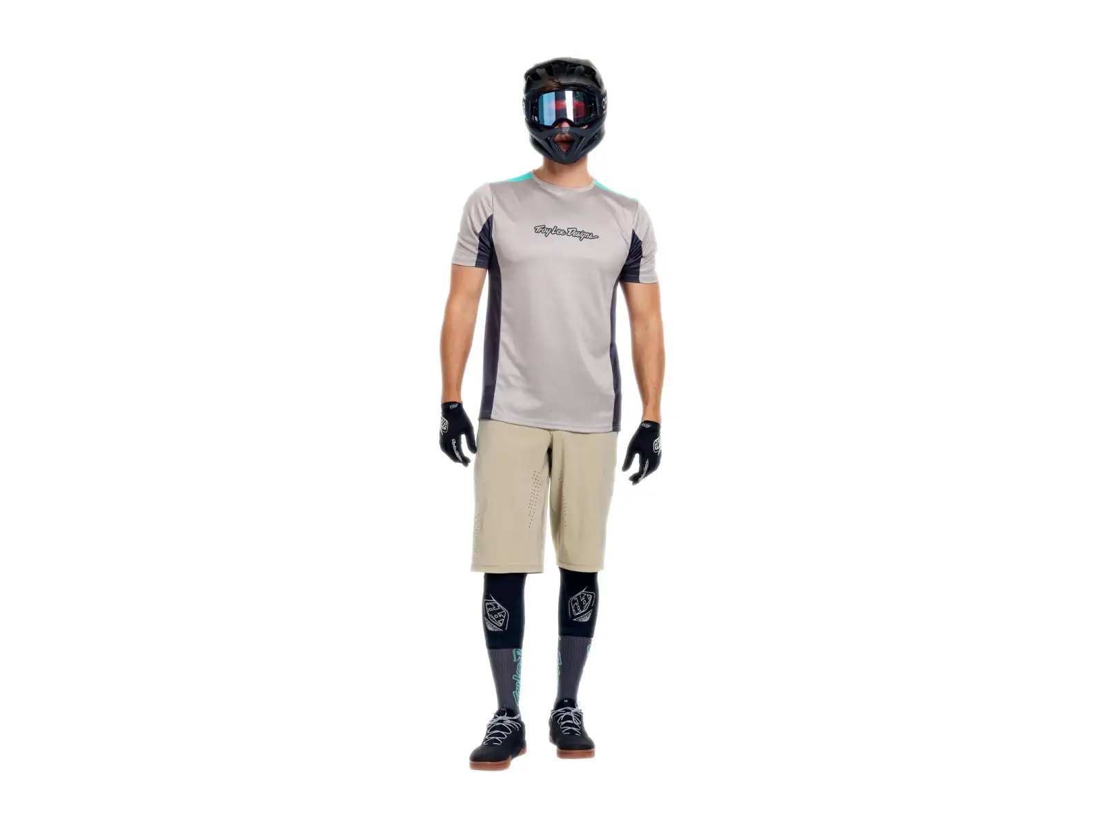 Troy Lee Designs Stage Herren Shorts Mono Stone