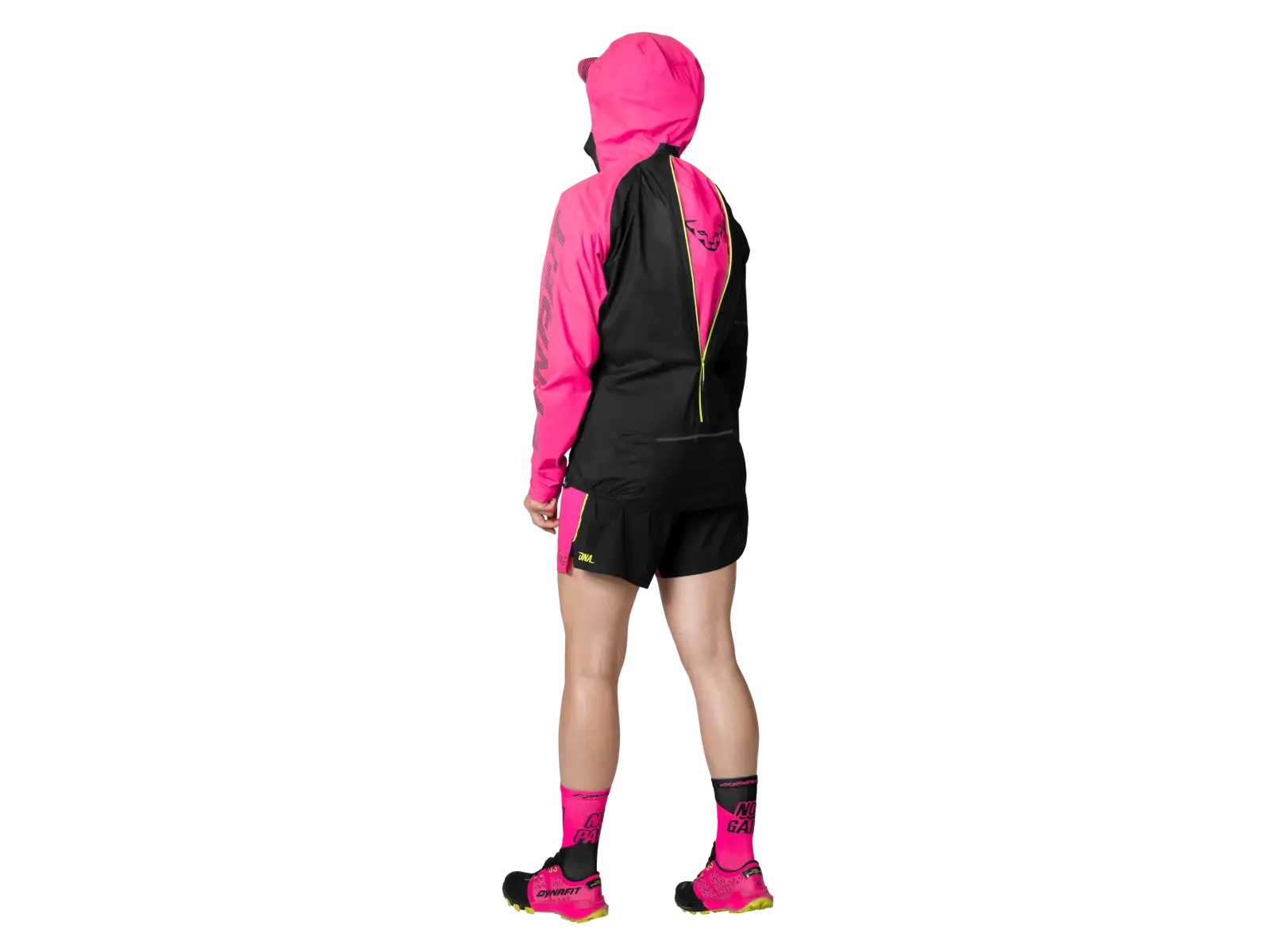 Dynafit DNA 3L Damenjacke Pink Glo/Black Out