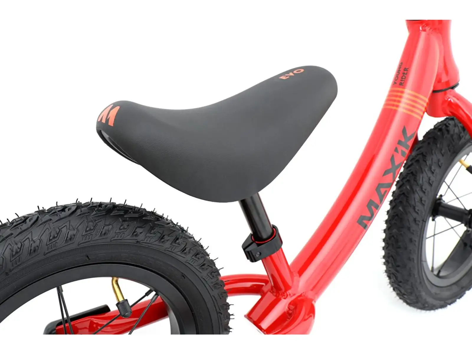 MAXÍK Evo Lite rot/orange Kinder-Laufrad