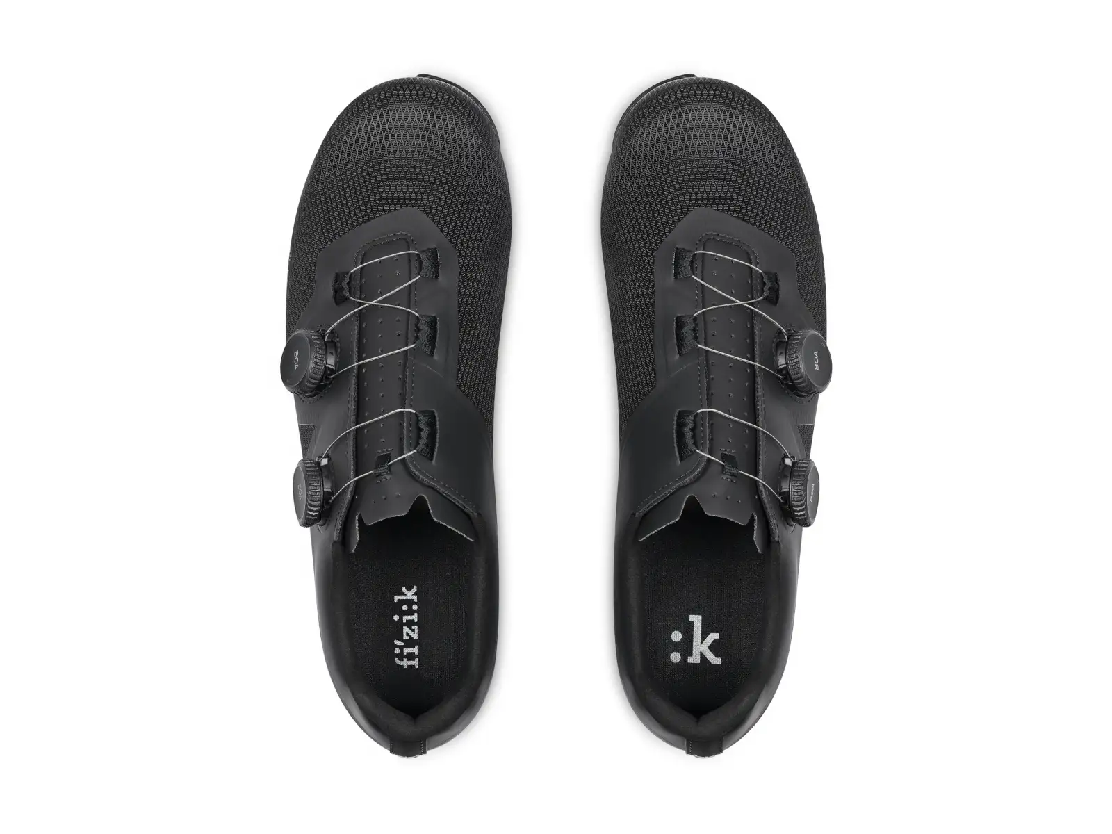 Fizik Tempo Lyra Rennradschuhe Coal Black/Black