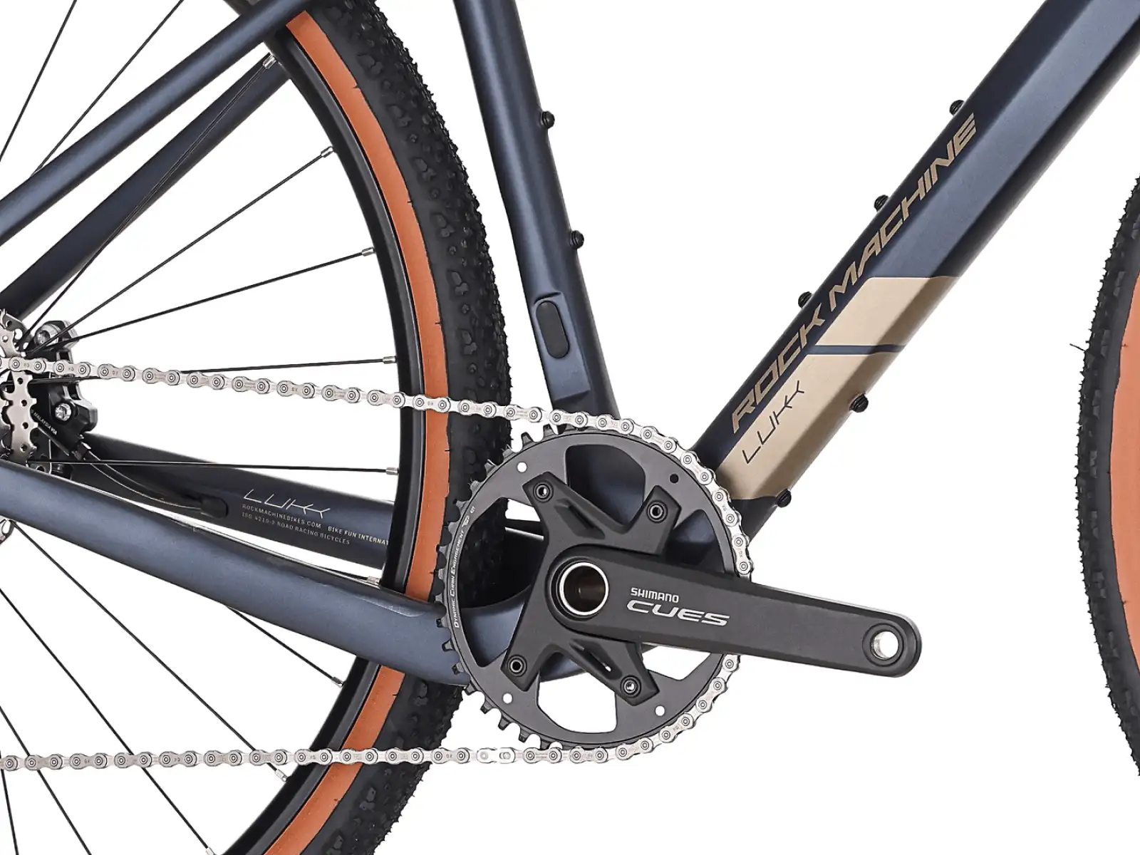 Rock Machine Lukk Cr 30 Gravelbike Matte Deep Ocean Blue