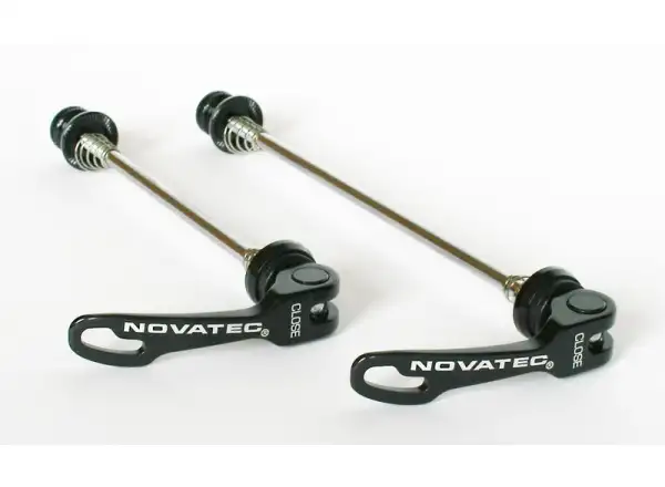 Novatec QR249 F+R Schnellspanner-Set Schwarz