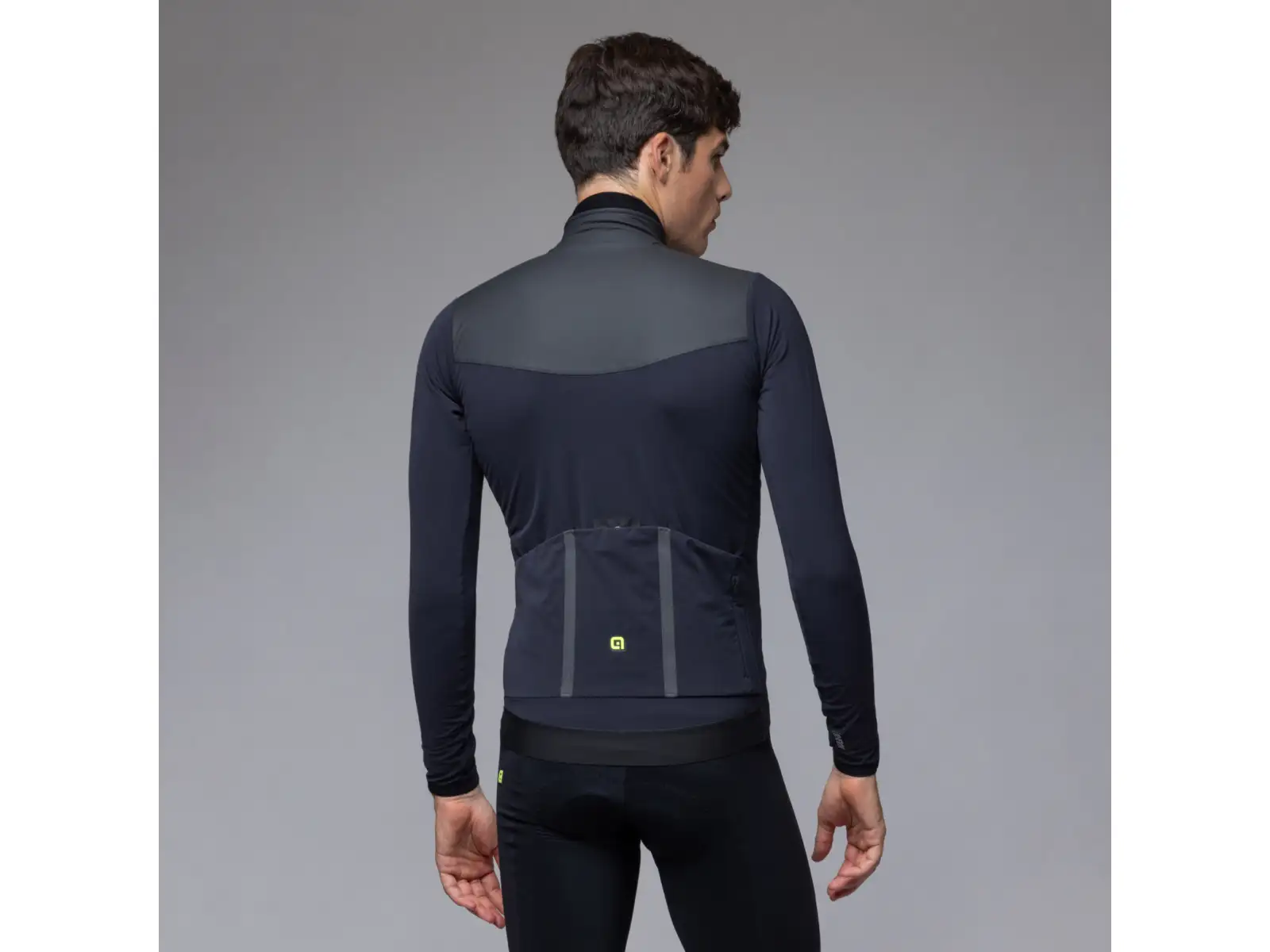 Alé R-EV1 Wool Speed Herren Winter Fahrradjacke Black
