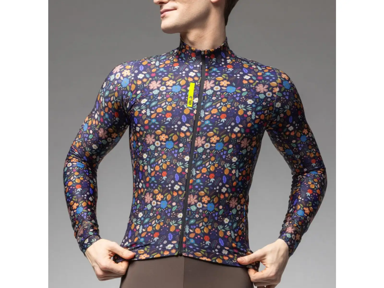 Alé Pragma Herren Thermotrikot Langarm Flowery